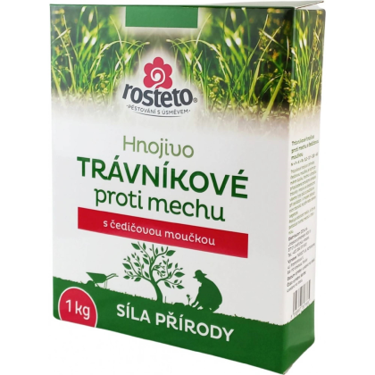 Hnojivo s čadičovou múčkou - trávnikové - Rosteto - predaj hnojív - 1 kg