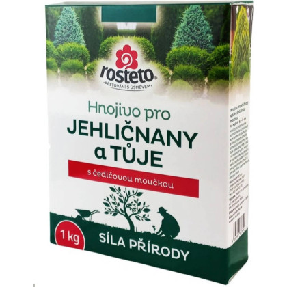 Hnojivo s čadičovou múčkou - ihličnany a tuje - Rosteto - predaj hnojív - 1 kg