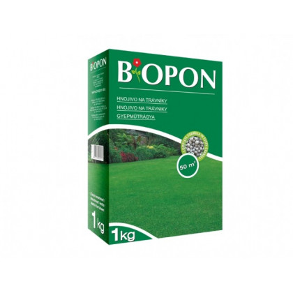 Trávnikové hnojivo - Biopon - hnojivo na trávniky - 1 kg