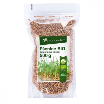 BIO pšenica - predaj BIO semien na klíčenie - 500 g
