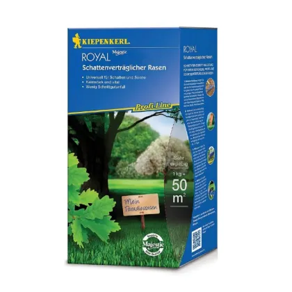 Trávnik Royal pre tienisté miesta - Kiepenkerl Profi Line - trávna zmes - 1 kg