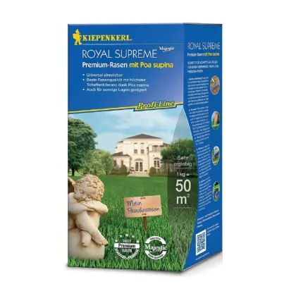 Trávnik Royal Supreme - Kiepenkerl Profi Line - trávna zmes - 1 kg