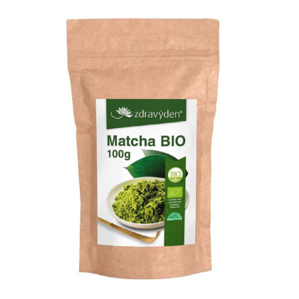 Matcha BIO - mletý zelený čaj - BIO kvalita - predaj bylinných čajov - 100 g