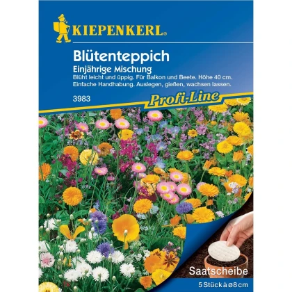Kvetinový koberec - predaj výsevných diskov - 5 ks