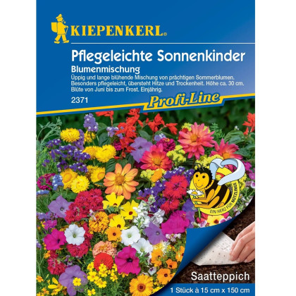 Kvetinová zmes pre deti - predaj výsevných pásikov - 15x150 cm